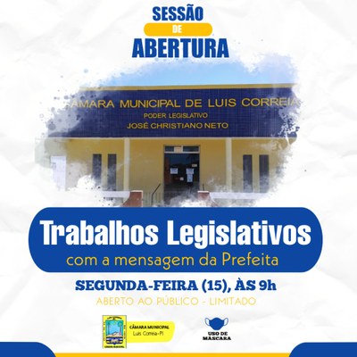 Abertura dos Trabalhos Legislativos 2021