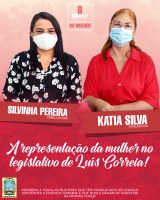 A Câmara Municipal de Luís Correia parabeniza a todas as Mulheres pelo seu Dia