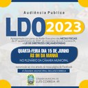 Audiência Pública LDO 2023 e Metas Fiscais do 3º quadrimestre do município Audiência Pública LDO 2023 e Metas Fiscais do 3º quadrimestre do município