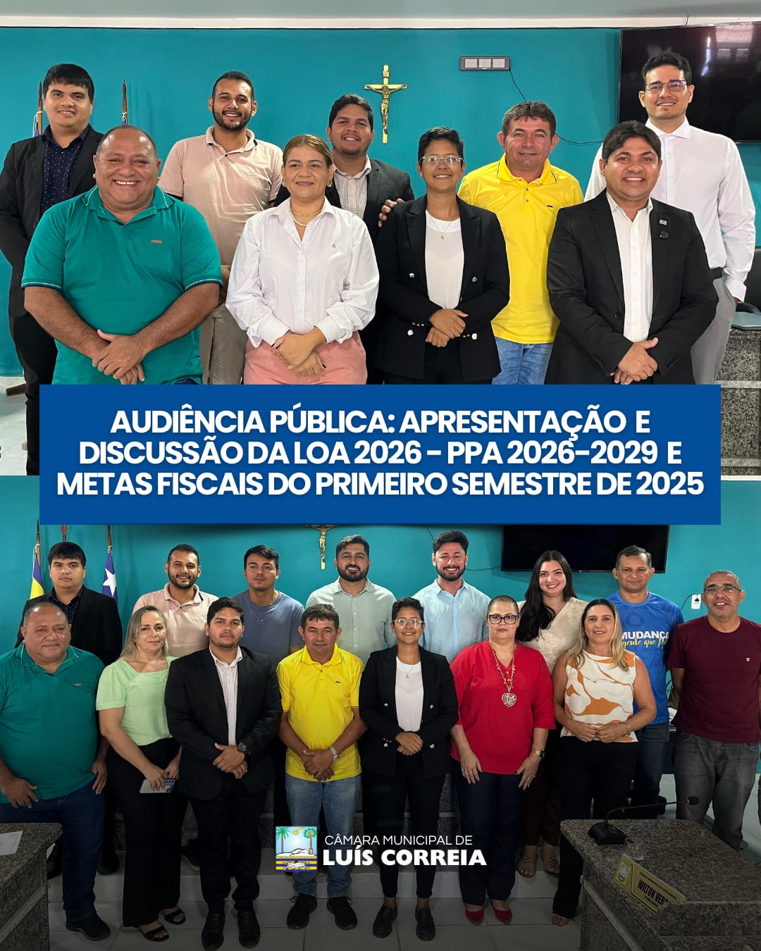 Audiência Pública LOA 2026, PPA 2026/2029 e Metas Fiscais do 1º semestre de 2025
