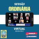 Câmara de Luís Correia discute projetos e requerimentos durante Sessão Ordinária Virtual de 30/04/2021 Câmara de Luís Correia discute projetos e requerimentos durante Sessão Ordinária Virtual de 30/04/2021