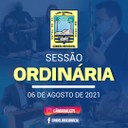 Câmara Municipal retorna aos trabalhos após recesso – Sessão Ordinária 06/08/2021 Câmara Municipal retorna aos trabalhos após recesso – Sessão Ordinária 06/08/2021