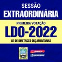 Câmara realiza sessão extraordinária para votação do Projeto de Lei LDO 2022