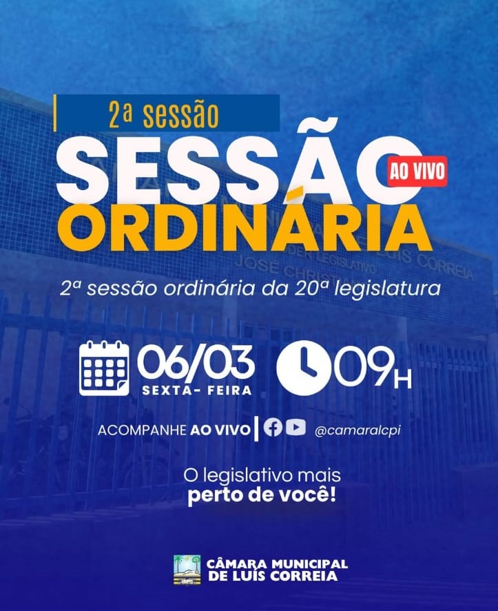 Resumo da Sessão Ordinária - 06 de março de 2026