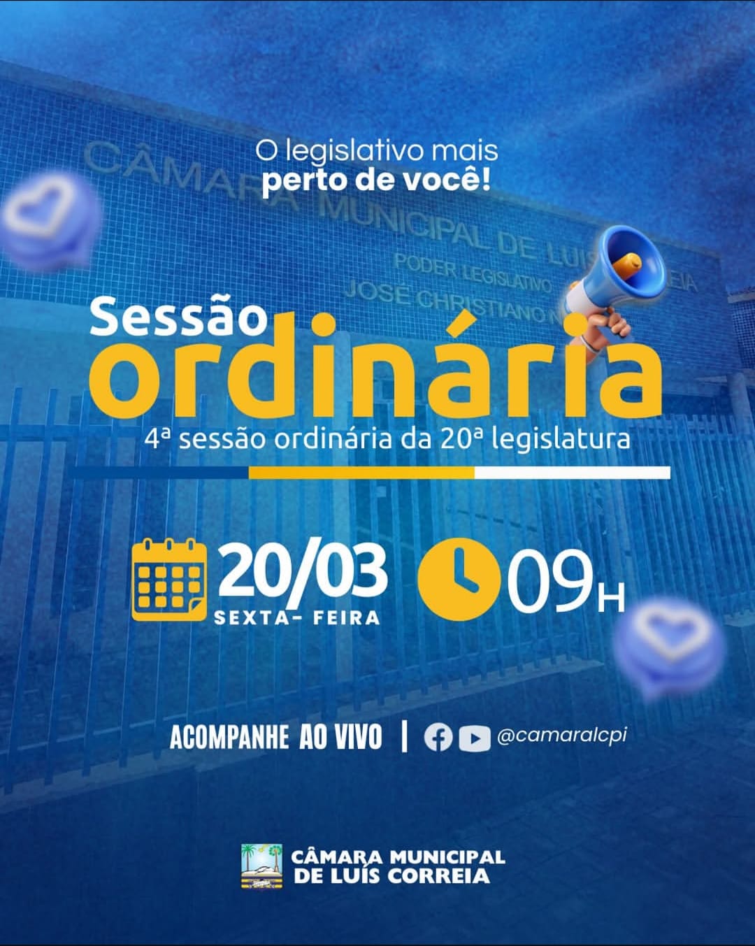 Resumo da Sessão Ordinária - 20 de março de 2026