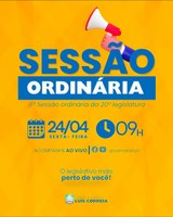 Resumo da Sessão Ordinária - 24 de abril de 2026