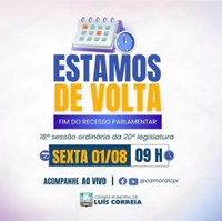 Retorno do recesso parlamentar